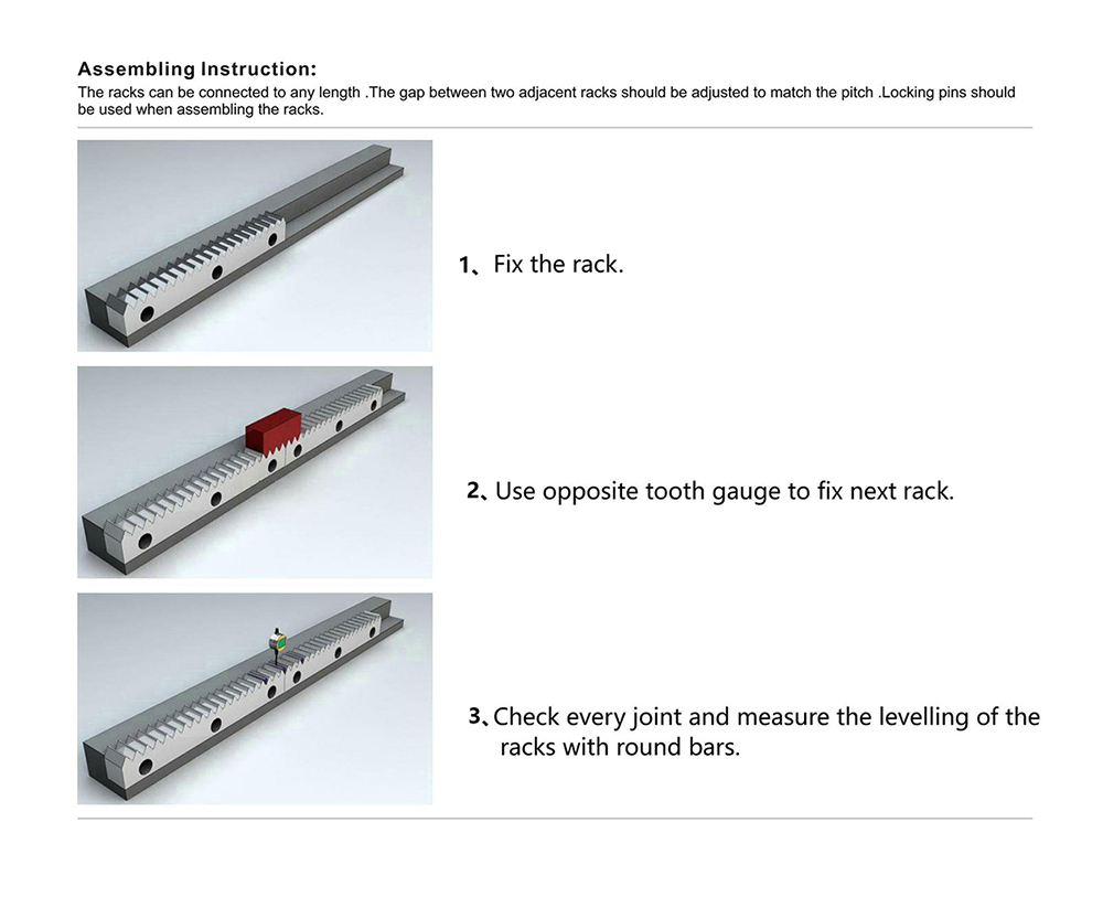 gear rack extension assembly 01